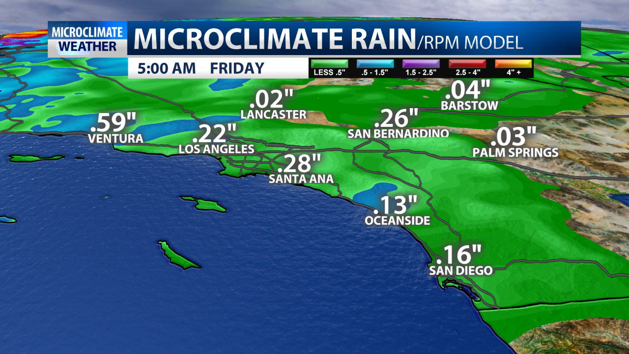 Wednesday rain likely for much of California