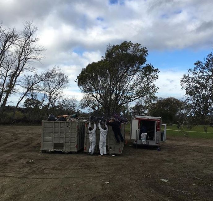 riverbed cleanup