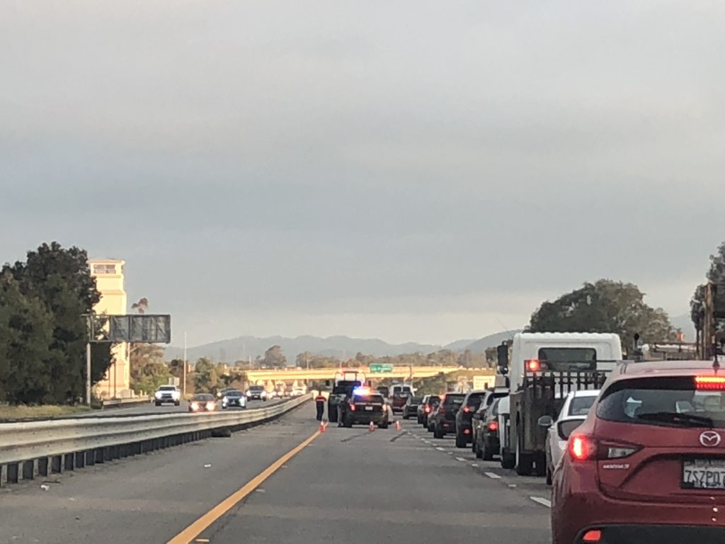 UPDATE: Lanes reopen following crash on Hwy 101 in Santa Maria