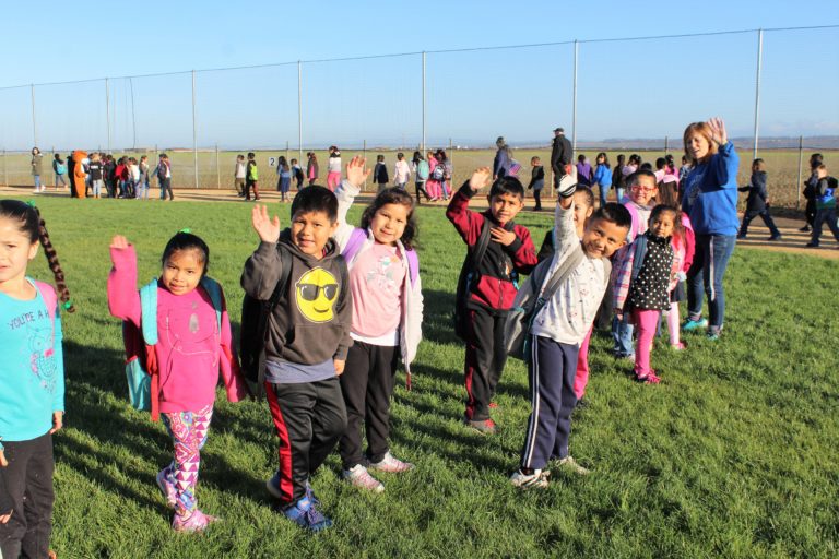 Bonita Elementary School students hold ribboncutting for refurbished