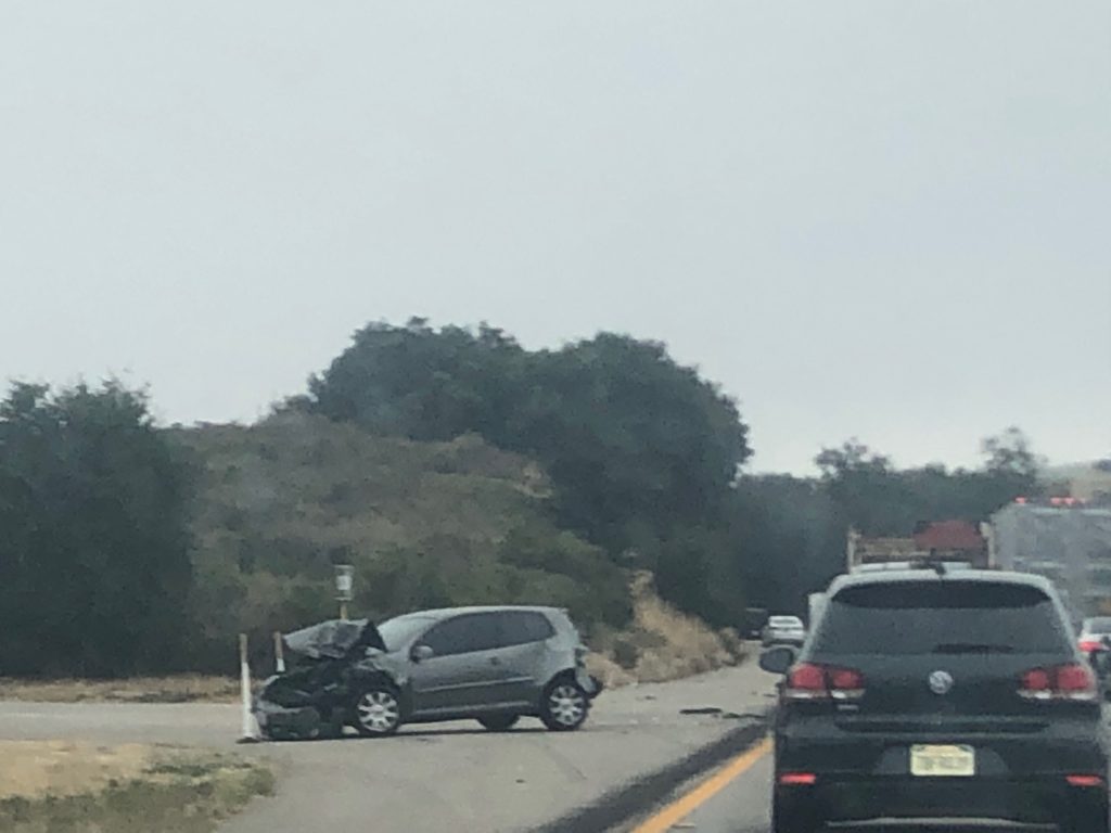 Crash backs up morning traffic Highway 101 northbound near vineyard